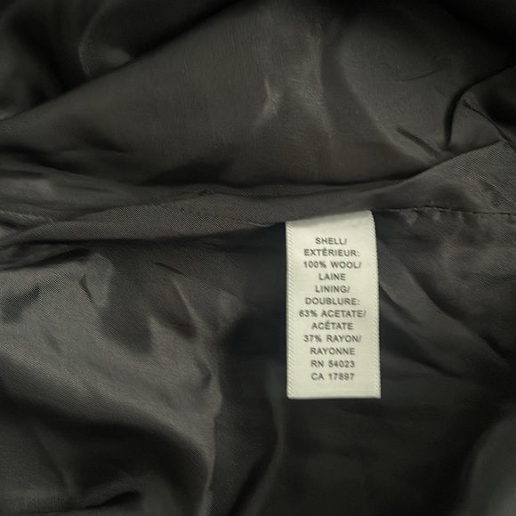 Banana Republic Gray Wool Little Bit Stretch  Skirt 2 ( Waist 26”) Made In Italy - Picture 8 of 8